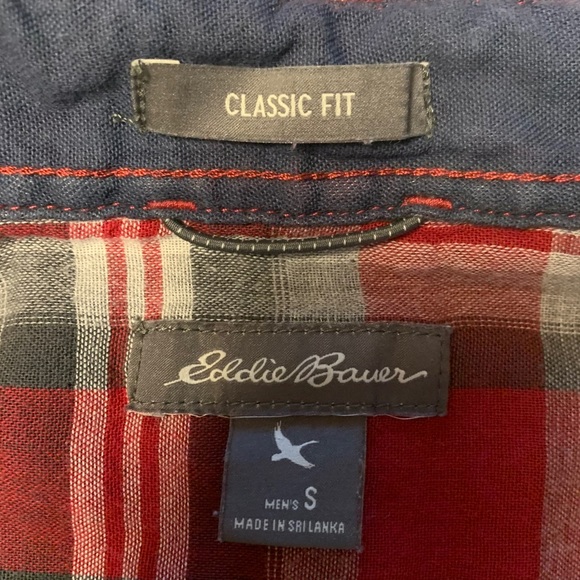 Red Eddie Bauer Flannel - Picture 3 of 4